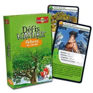 Bioviva Défis Nature - Arbres du Monde - French Card Game New Sealed Ages 7+